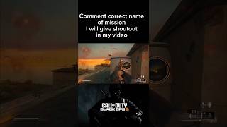 comment the mission name  callofduty ps5 [upl. by Alicia]