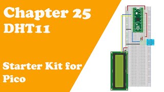 Chapter 25 Hygrothermograph DHT11  Starter Kit for Pico [upl. by Kathi]