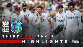 Wood Completes Brilliant 5Fer  Highlights  England v West Indies Day 3  Rothesay Test 2024 [upl. by Dey]