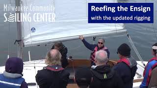 Reefing the Ensign with the Updated Rigging [upl. by Kristy]