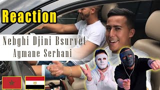 Aymane Serhani  Nebghi Djini Bsurvet Avec Harone Synthé Egyptian Reaction 🇲🇦 🇪🇬 [upl. by Codi]