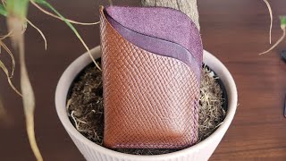 Lighthouse Leather Astragal wallet review The perfect minimal cardholder [upl. by Acacia]