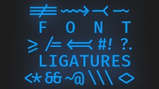 Setting Up Font Ligatures in Visual Studio Code in 5 Minutes [upl. by Yle288]