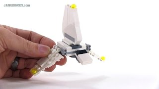 LEGO Star Wars Imperial Shuttle review  mini polybag version 30246 [upl. by Norab]