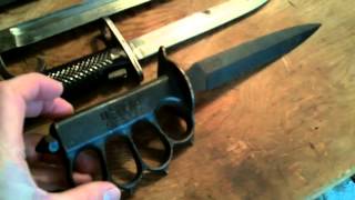 1918 Trench Knife and Bayonets [upl. by Sugar]