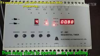 How to programm sequential timer [upl. by Sallyanne]