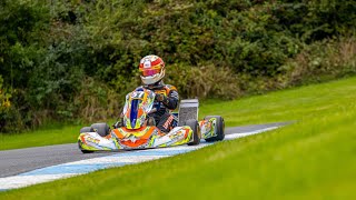 WhiteRiver karting Senior X30 onboard wet [upl. by Waldner]