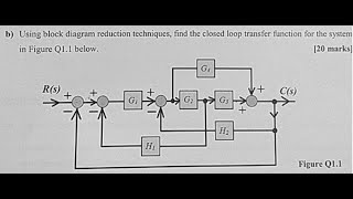 BLOCK DIAGRAM REDUCTION EXAMPLE 2 [upl. by Luke]