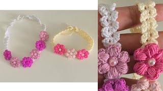 Diadema o vincha para bebe Tejida a Crochet [upl. by Evangelina511]