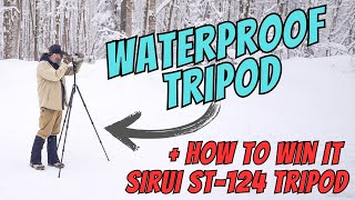 Waterproof Tripod for Wildlife Photography and How to Win It  SIRUI ST124 [upl. by Denice]