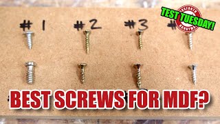 What are the best screws for MDF face grain [upl. by Enrico]