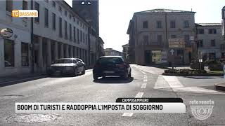 TG BASSANO 03012018  BREVE TASSA SOGGIORNO CAMPOSAMPIERO [upl. by Adaven]