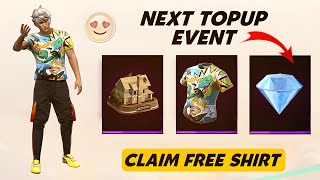 FREE FIRE NEXT TOPUP EVENT  NEXT TOPUP EVENT  FREE REWARDS EVENT  NEW TOPUP EVENT [upl. by Anivle]