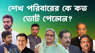 শেখ পরিবারের কে কত ভোট পেলেন ELECTION 2024  INFOTAINMENT BD [upl. by Kehoe]