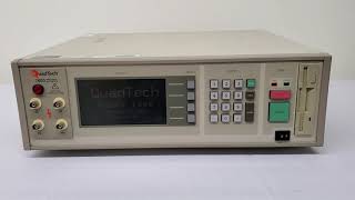 Quadtech 7600 Precision RLC Meter A 58734 [upl. by Brant]