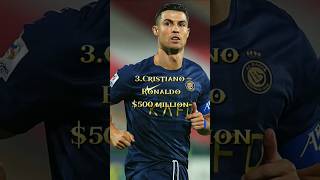 Top 10 richest footballer players in the world youtube youtubeshorts cristianoronaldo [upl. by Etteluap]