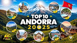 Top 10 MustVisit Places in Andorra for 2025  Hidden Gems amp Stunning Views   Travel Vlogs [upl. by Forcier]