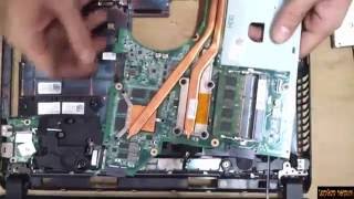 Dell inspiron 14 7447 Disassembly and fan cleaning Laptop repair [upl. by Irak592]