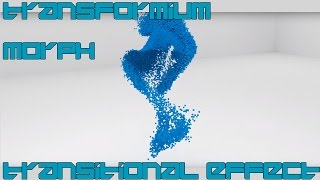 Blender Transformium Morph Transition Keyed Particles [upl. by Lladnik]