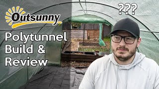 Outsunny Polytunnel Build and Review  Is It Any Good [upl. by Iene784]