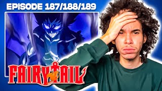 GAJEEL VS ROGUE  REACTION EPISODES 187  189 FAIRY TAIL [upl. by Grannias]