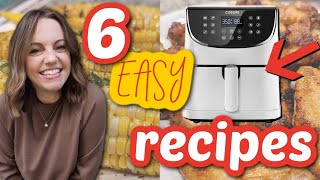 6 BeginnerFriendly Air Fryer recipes that are SO YUMMY Must make [upl. by Dymphia]