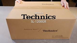 Unboxing a Technics SL1200GR Turntable [upl. by Nolaf]