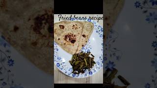 How to make fried beans recipe  ytshorts youtubeshorts cooking vairalvideo fun2food beans [upl. by Rimaa]