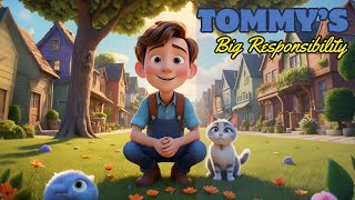 Tommy and Whiskers Learning Responsibility  A Heartwarming Kids Story [upl. by Bloem]