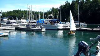 Test Sail in the Black Fly dinghy [upl. by Yditsahc]