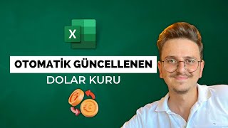 Excelde TCMBden Güncel Döviz Kuru Çekmek ve Otomatik Güncellemek Dolar Euro [upl. by Eirrot]