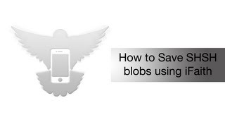 How to save SHSH blobs with iFaith  iPhone Hacks [upl. by Aihsemot]