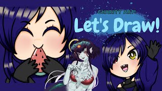 【CHARITY STREAM】DRAWING ART FOR DONORS [upl. by Aihtnamas783]