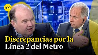 Discrepancias por la Línea 2 del Metro esto dijo Rafael López Aliaga [upl. by Relyk]