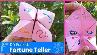 Origami Fortune Teller Step By Step  How to Make an Easy Fortune Teller with Simple Paper Folds [upl. by Luhe]