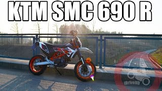 KTM SMC 690 R NEW BIKE  wheelie  Supermoto  iDriveHD [upl. by Yaj]