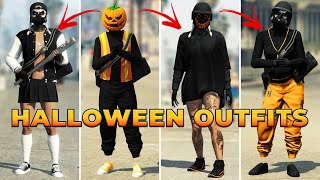 TOP 4 GTA 5 FEMALE OUTFITS FOR HALLOWEEN 🎃 [upl. by Barbette]