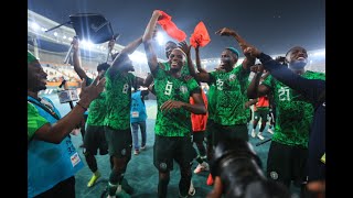 OSIMHEN MOBBED FANS RUN MAD AFTER FINAL WHISTLE AS NIGERIA DEFEAT CAMEROON [upl. by Blanche]