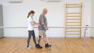 Prosthetic Gait Training From the parallel bars to free walking [upl. by Francie]