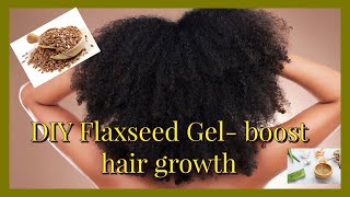 Only this ingredient EXTREMELY fast hair growth DIY Flaxseed Gel [upl. by Gwendolyn]