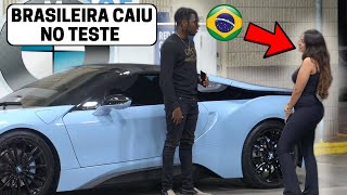 🔥 Brasileira Caiu na Pegadinha de Interesseira  PARTE 137 Pegadinha da Lamborghini  BMW [upl. by Mur424]