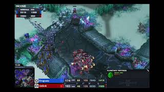 SC2 Hero Units Tanks vs lingbane [upl. by Clower]