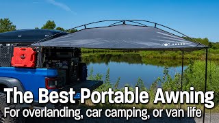 Moon Shade  The Best Portable Awning for Overlanding Car Camping or Van Life [upl. by Notecnirp18]