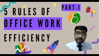 5 RULES FOR INCREASING YOUR OFFICE PRODUCTIVITY HOW COMPANIES CAN INCREASE WORK EFFICIENCY [upl. by Lala]