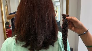 Hair donets for cancer patient  short layer cutshort step cut￼ [upl. by Bonilla]