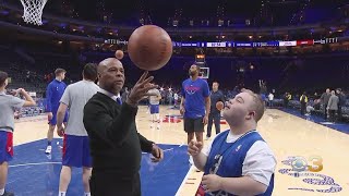 Sixers Make Interboro Basketball Manager Honoring Ball Boy [upl. by Presber]