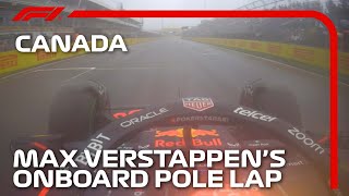 Max Verstappens Pole Lap  2023 Canadian Grand Prix  Pirelli [upl. by Hawken]