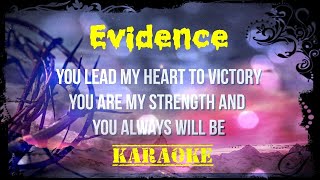 Evidence  Josh Baldwin  Karaoke Version [upl. by Gschu]