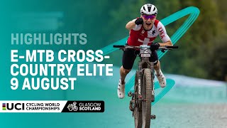 EMTB Crosscountry Elite Highlights  2023 UCI Cycling World Championships [upl. by Jelsma]