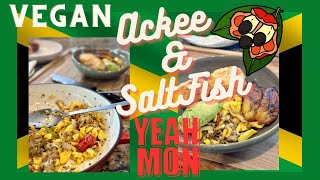 Vegan Ackee and SaltFish  My Vegan Kitchen Life  Cooking  Tasting  Foodie  fun 🇯🇲 [upl. by Adiarf]